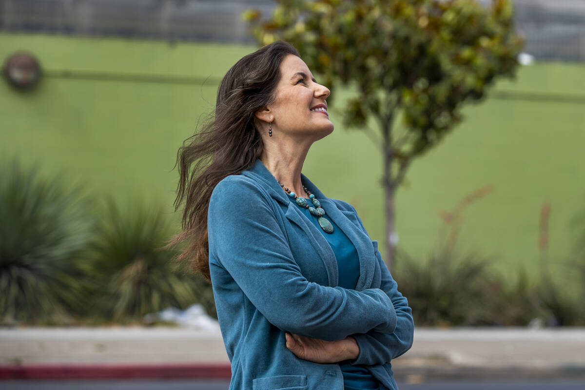 Mayor Libby Schaaf, right, at a press conference as Oakland‘s essential workers break their o ...