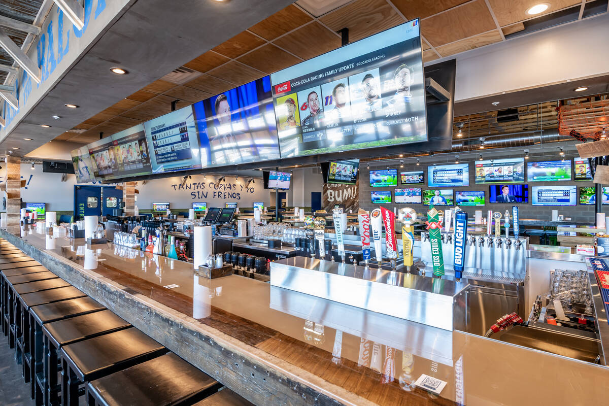 The interior of the Ojos Locos Sports Cantina in Tucson, Ariz. The company is partnering with L ...