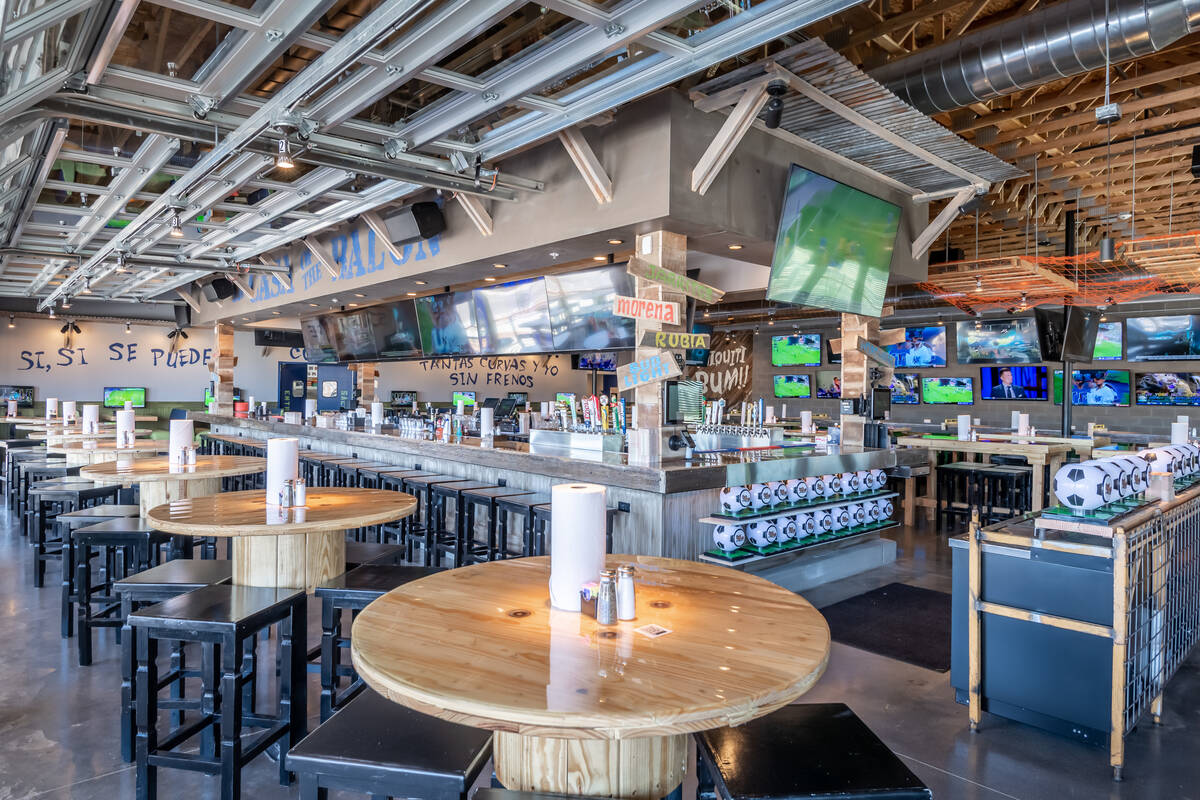 The interior of the Ojos Locos Sports Cantina in Tucson, Ariz. The company is partnering with L ...