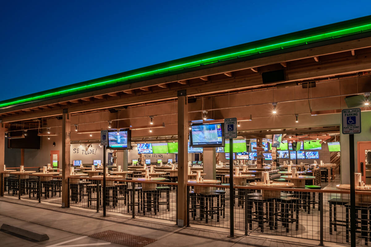 The interior of the Ojos Locos Sports Cantina in Tucson, Ariz. The company is partnering with L ...