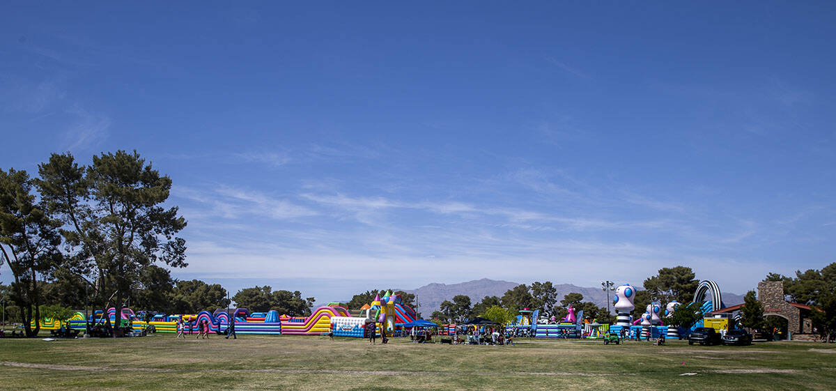 The Big Bounce America 2022 tour runs through the weekend at Craig Ranch Regional Park on Satur ...