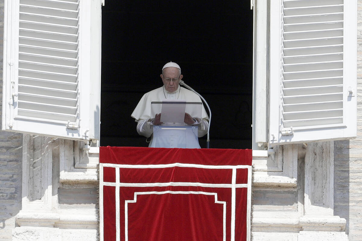 Pope Francis, seen in 2018. (AP Photo/Gregorio Borgia)