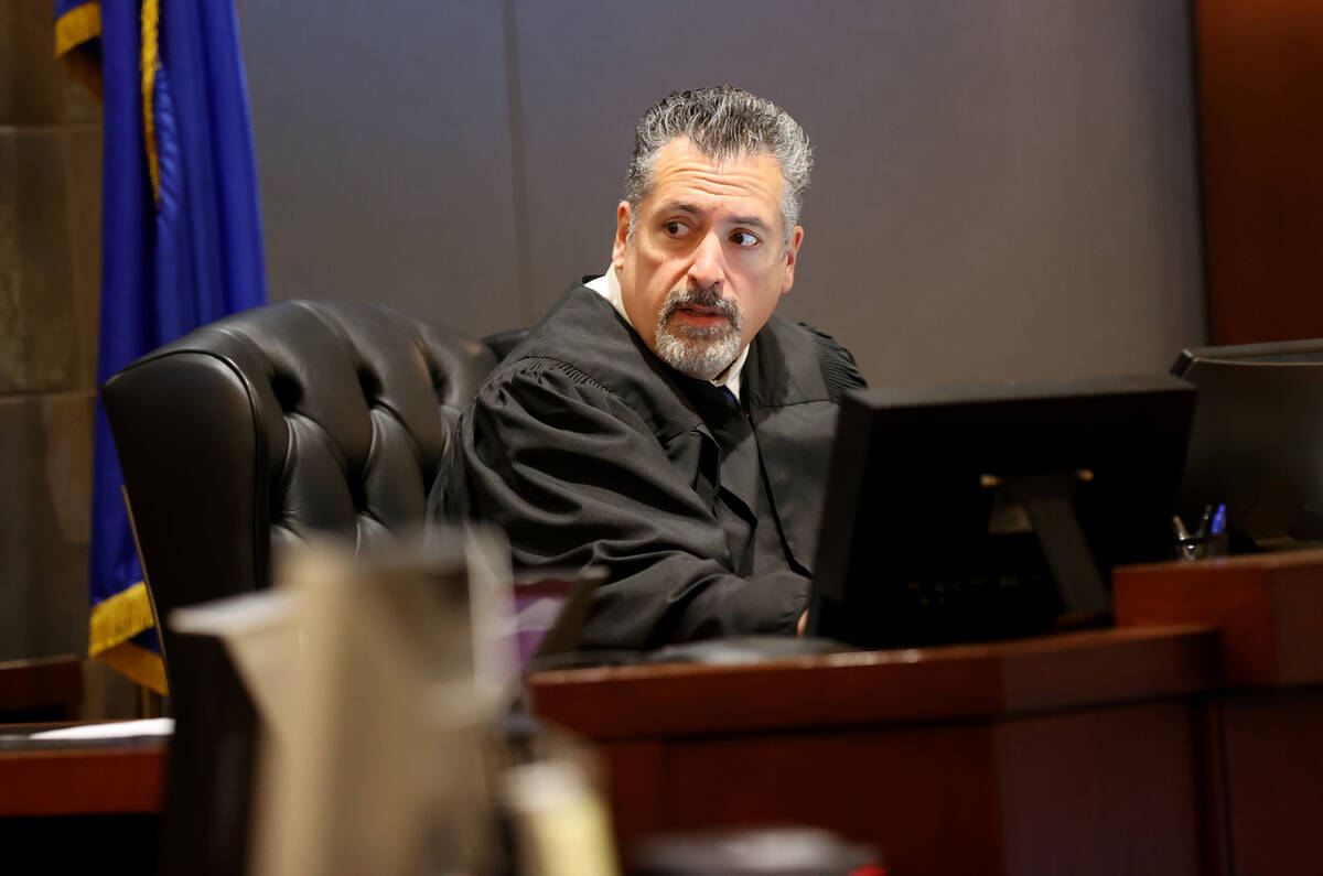 Justice of the Peace Joe Bonaventure as Bonaventure presides in court during a hearing for Jona ...