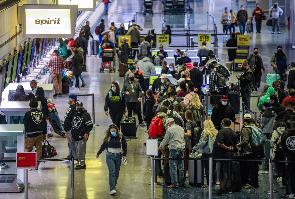 Bandara Las Vegas salah satu yang tersibuk di dunia tahun lalu