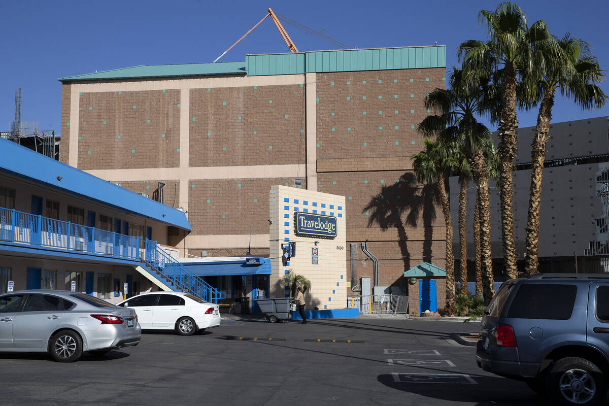 The Travelodge motel at 2830 Las Vegas Boulevard South and nearby property, which is listed for ...