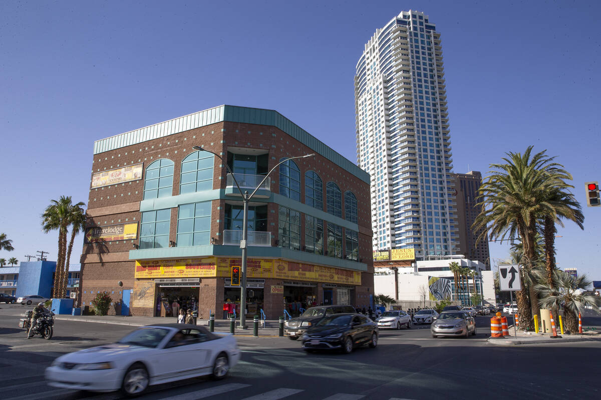 The Travelodge motel at 2830 Las Vegas Boulevard South and nearby property, which is listed for ...