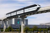 The Las Vegas Monorail (Rachel Aston/Las Vegas Review-Journal)