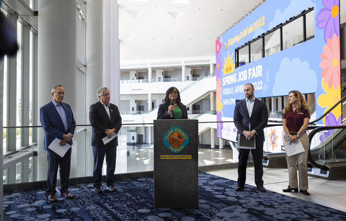 Latonia Coleman, deputy director of programs at the Nevada Department of Employment, Training a ...