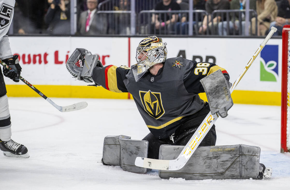 Robin Lehner pulang dari perjalanan darat Golden Knights untuk keadaan darurat kesehatan keluarga