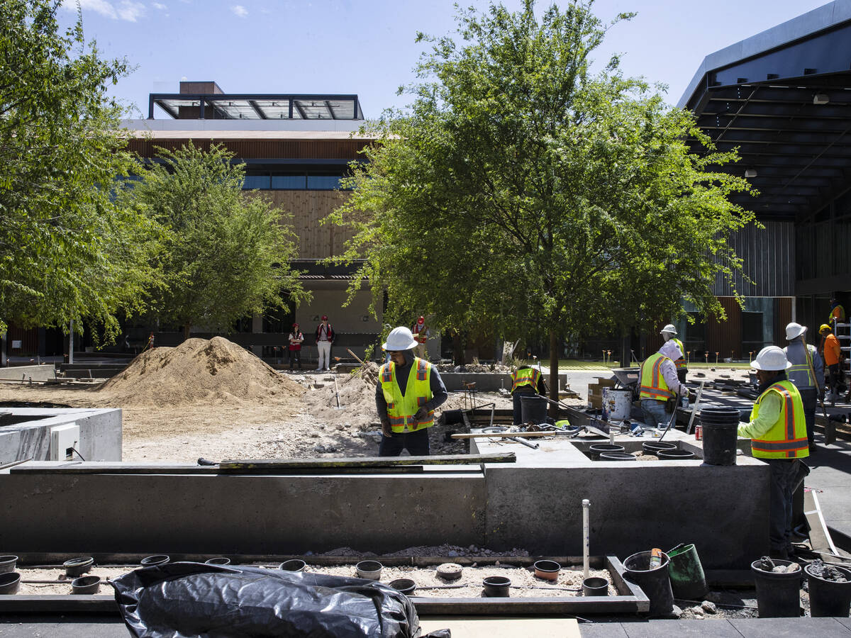 Construction is underway at UnCommons, a mixed-use project on South Durango Drive just south of ...