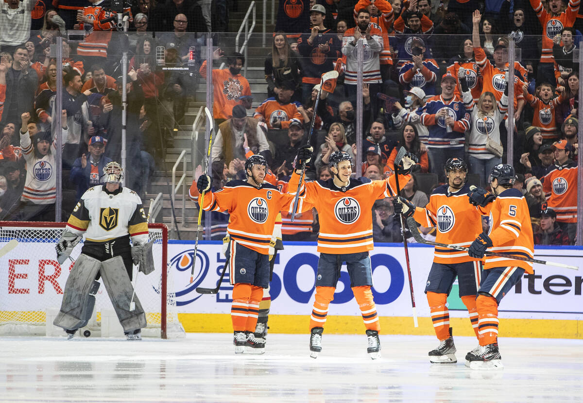 Golden Knights tersingkir dari perlombaan Divisi Pasifik dengan kekalahan Oilers