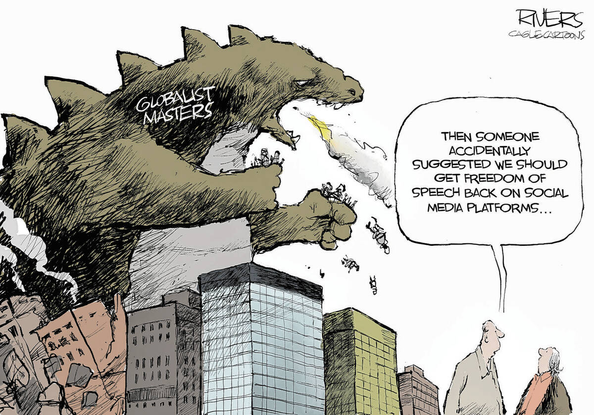 Monsters and free speech | CARTOONS | Las Vegas Review-Journal Monsters and free speech | CARTOONS | Las Vegas Review-Journal