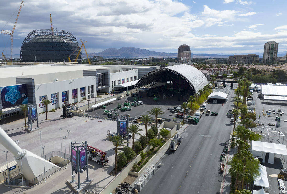 Las Vegas NFL Draft drone show cancelled Wednesday night