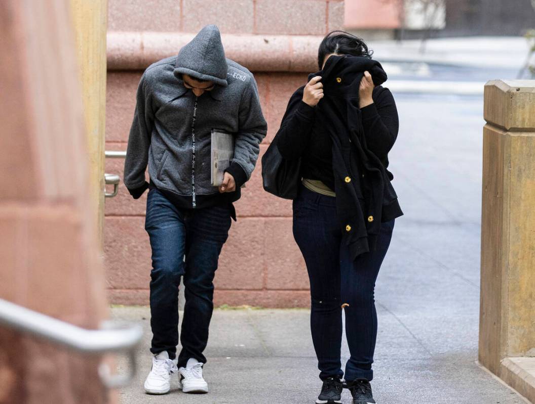 Gusty winds remain in the forecast for Las Vegas on Sunday, April 24, 2022, according to the Na ...