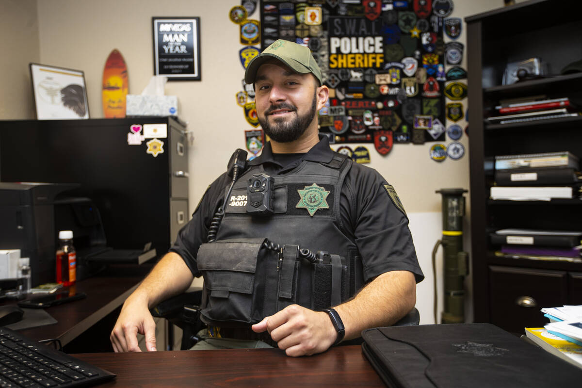 Jonathan Alvarez, CEO and co-founder of Protective Force International, poses for a portrait at ...