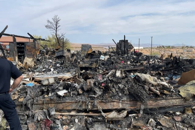 (Photo courtesy of the Moapa Valley Fire District)