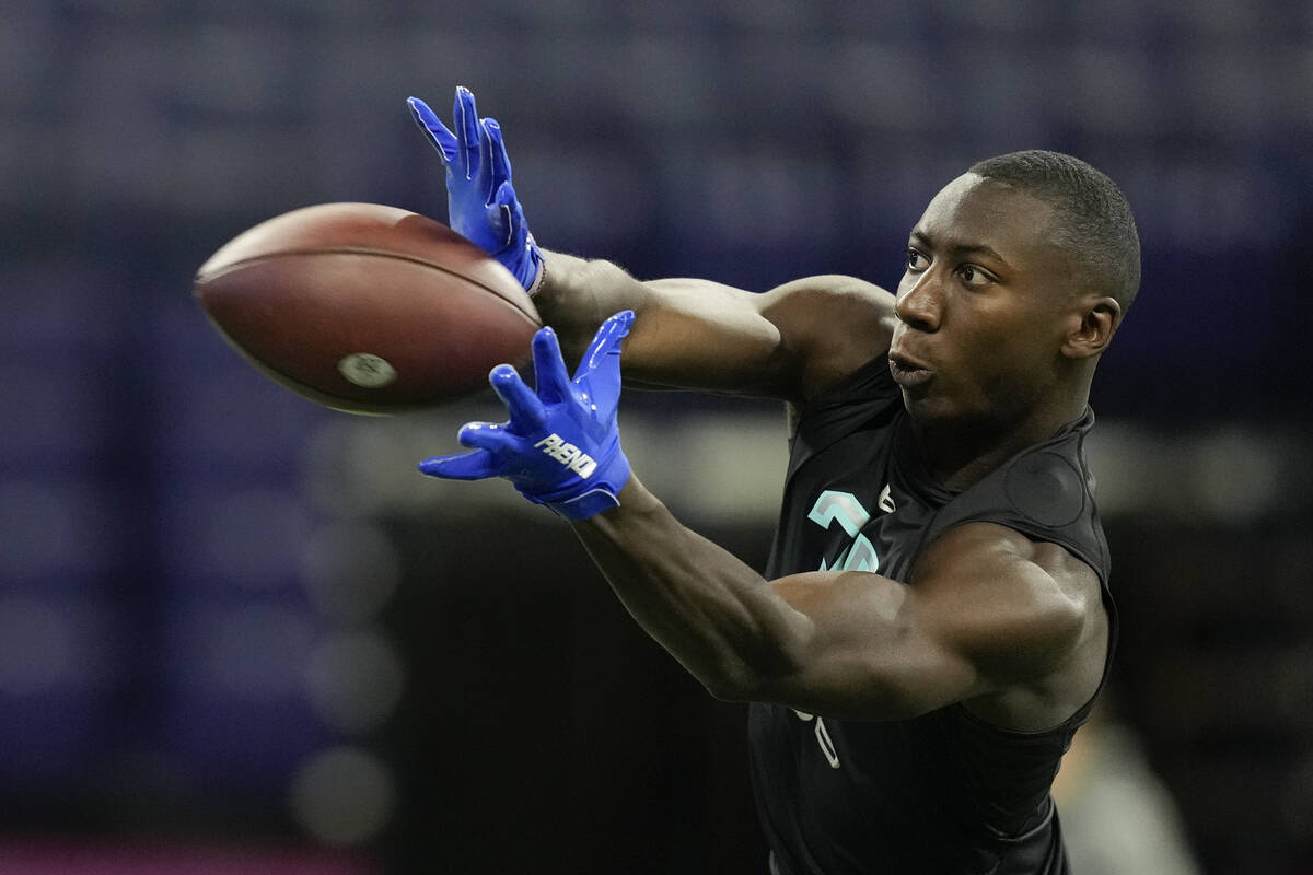FILE - Fayetteville State defensive back Joshua Williams participates in a drill at the NFL foo ...