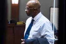 Wendell Melton, accused of killing his 14-year-old son in 2017, appears in court during jury se ...