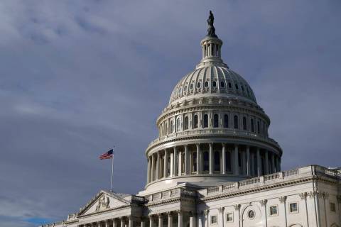 The U.S. Capitol, Wednesday, Oct. 27, 2021, on Capitol Hill in Washington. (AP Photo/Patrick Se ...