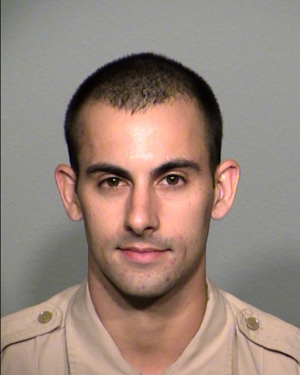 A file photo provided by the Las Vegas Metropolitan Police Department shows officer Shay Mikalo ...