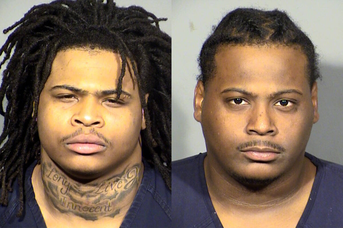 Kevon y Von White son acusados de disparar a un hombre en un complejo de apartamentos en Las Ve ...