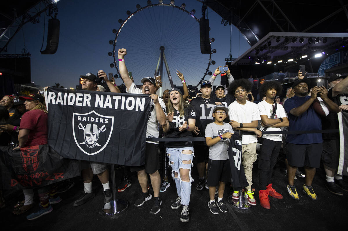 2022 NFL draft Day 2 photos: Raider Nation and Strip headliners