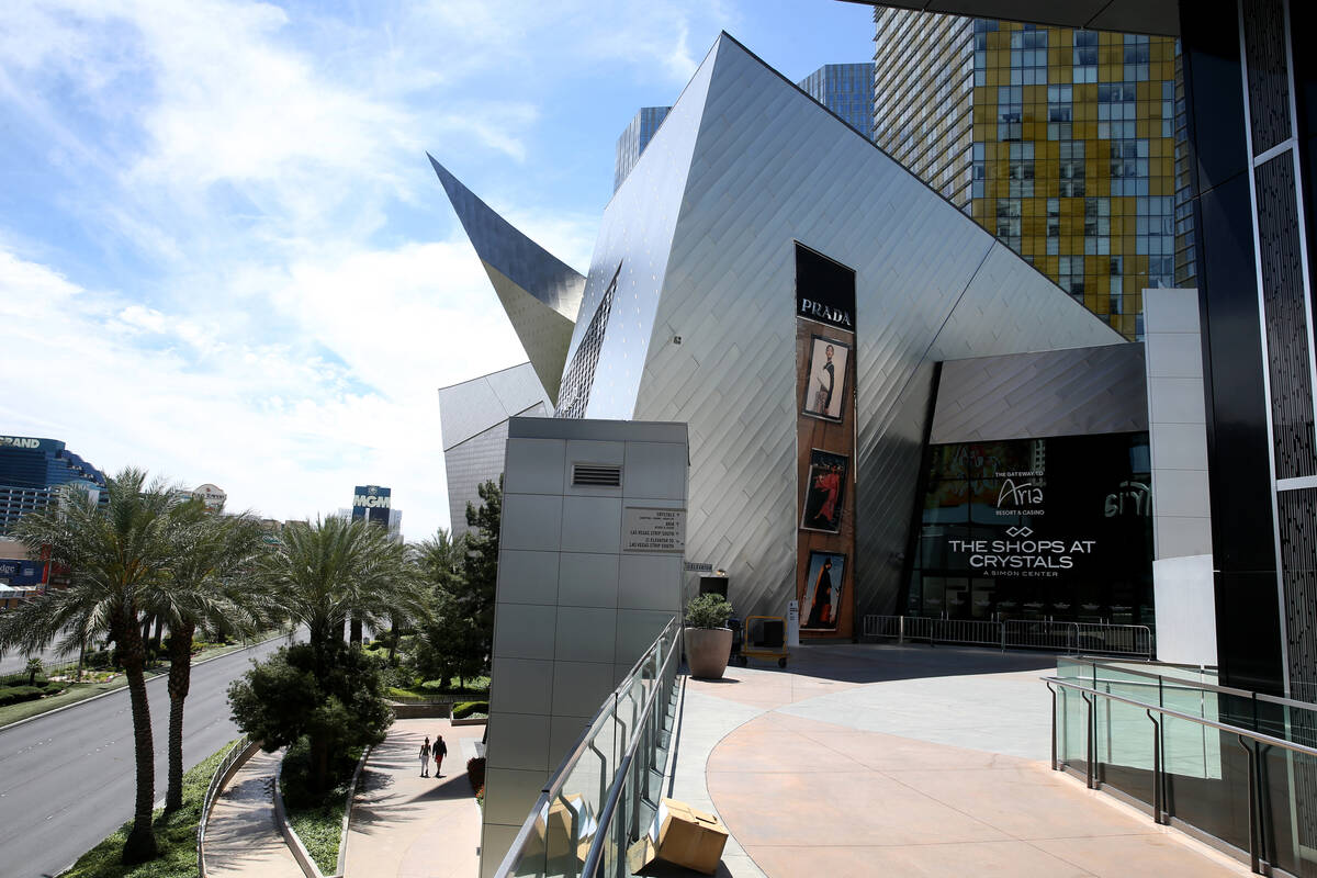 Invesco Real Estate and Simon Property Group acquired The Shops at Crystals at CityCenter on th ...