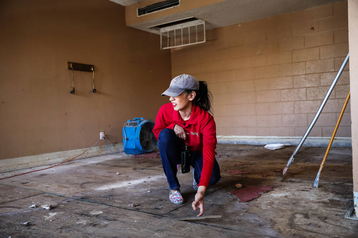 Merideth Spriggs, whose nonprofit Caridad took over the former Share Village 1 property on Las ...