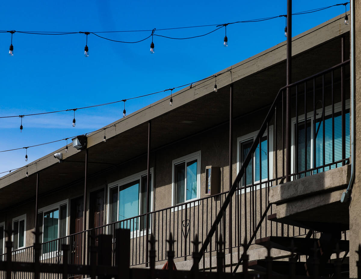 SHARE Village 5, located at 2100 Sunrise Ave. in Las Vegas, in March 2022. (Rachel Aston/Las Ve ...