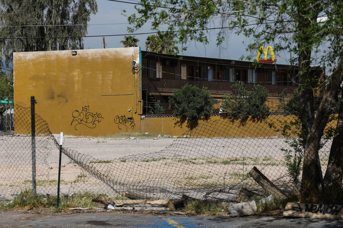 The now-sold SHARE Village 9 property, located at 2512 Fremont St. in Las Vegas, on March 31, 2 ...