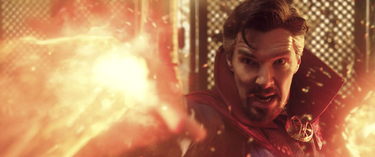 Benedict Cumberbatch as Dr. Stephen Strange in Marvel Studios' DOCTOR STRANGE IN THE MULTIVERSE ...
