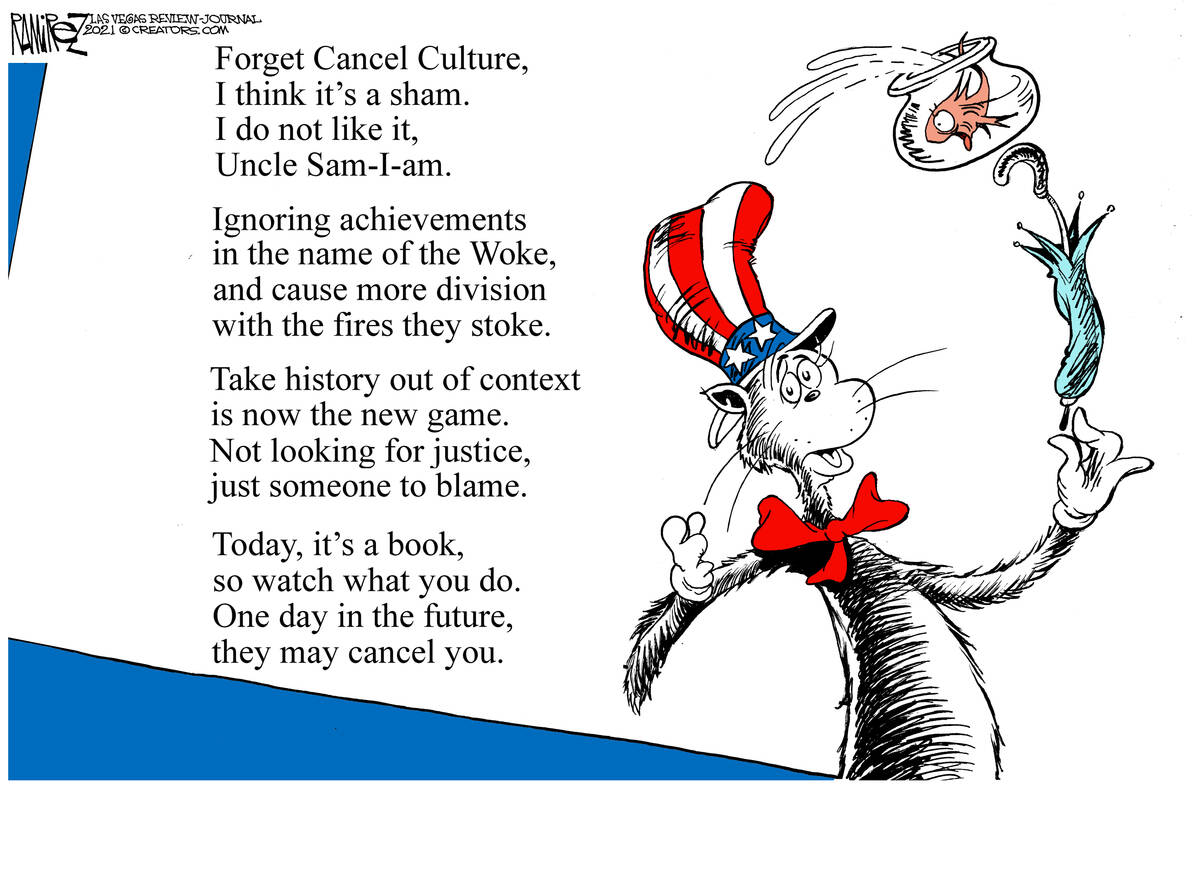 This editorial cartoon was among the Review-Journal's entries for the National Headliner Awards.