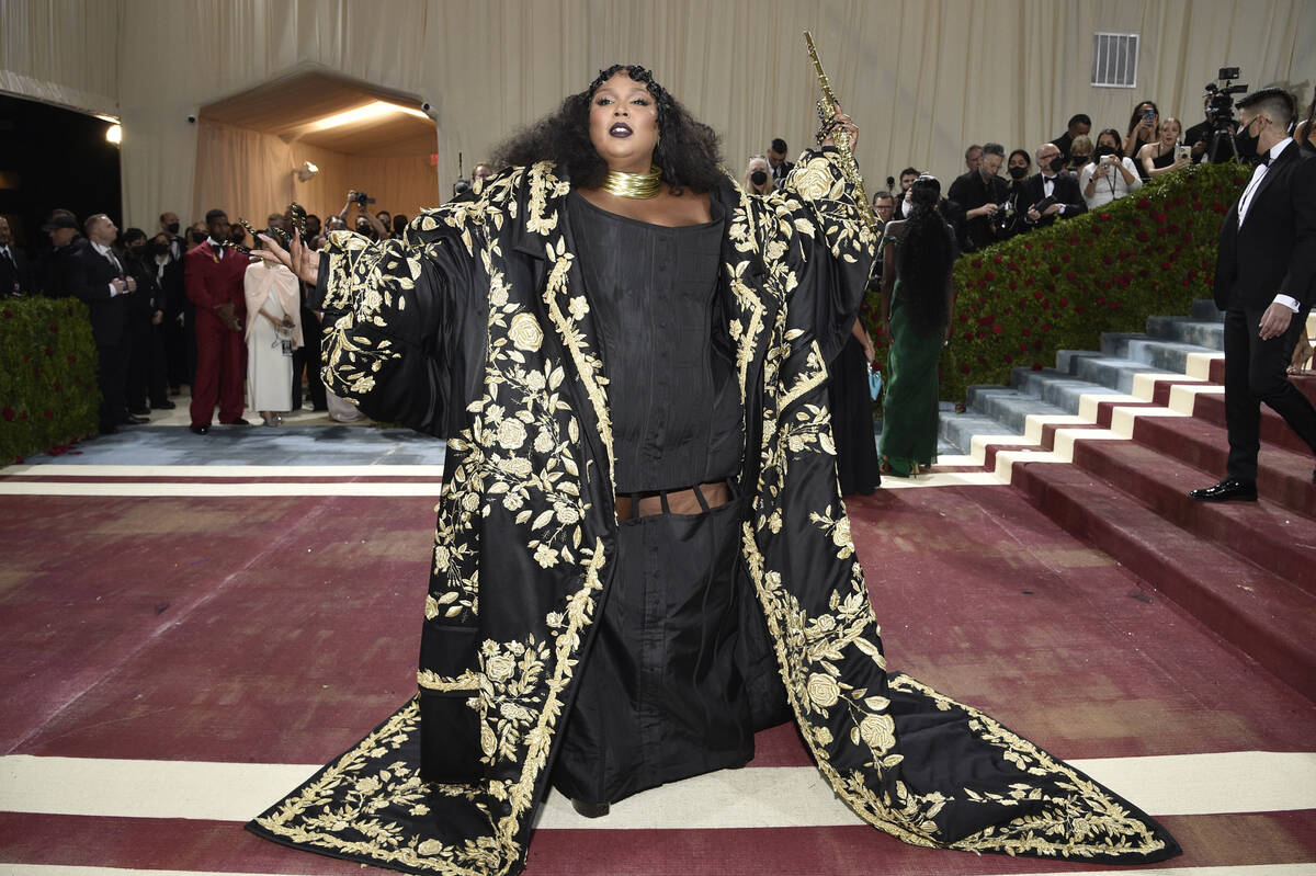 Lizzo attends The Metropolitan Museum of Art's Costume Institute benefit gala celebrating the o ...