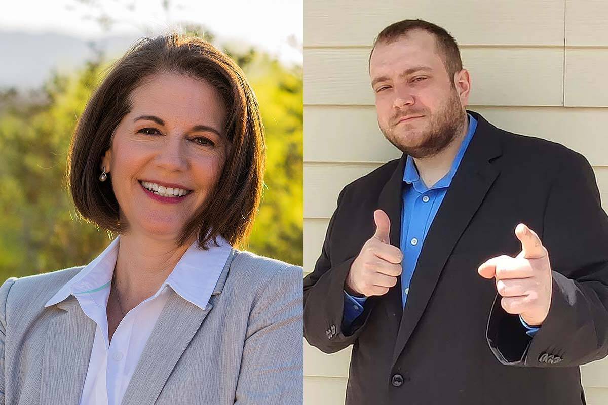 Catherine Cortez Masto and Corey Reid (Courtesy)