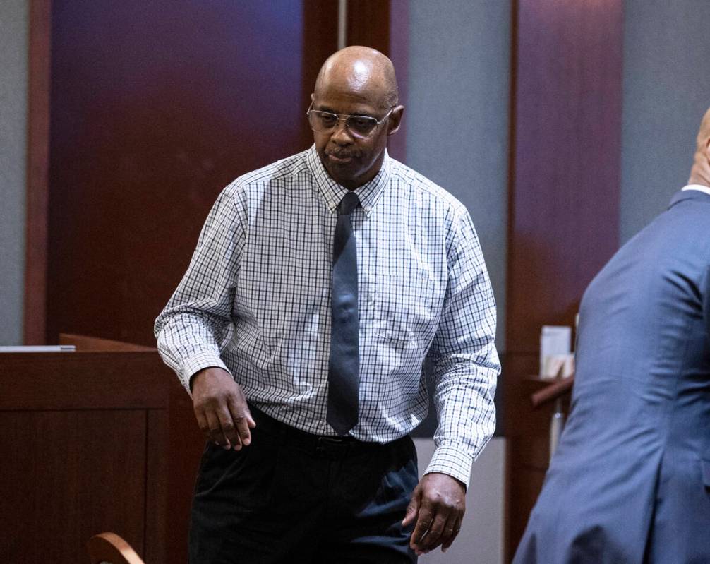 Wendell Melton appears in court on Wednesday, May 4, 2022, before a jury found him guilty of ki ...