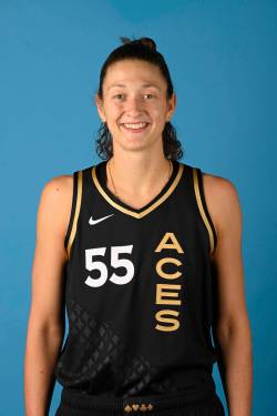 LAS VEGAS - MAY 02: Theresa Plaisance #55 of the Las Vegas Aces poses for a head shot during m ...