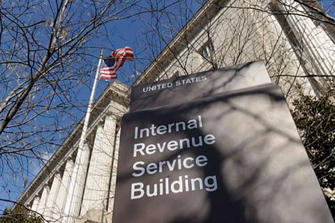 FILE - In this March 22, 2013, file photo, the exterior of the Internal Revenue Service buildin ...