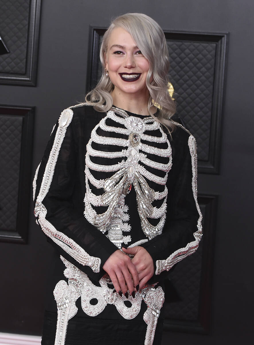Phoebe Bridgers arrives at the 63rd annual Grammy Awards at the Los Angeles Convention Center o ...