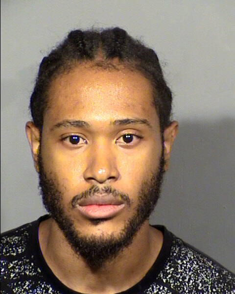 Marik Macklin, 26, is accused of DUI in an Interstate-15 crash on Saturday, May 7, 2022, which ...