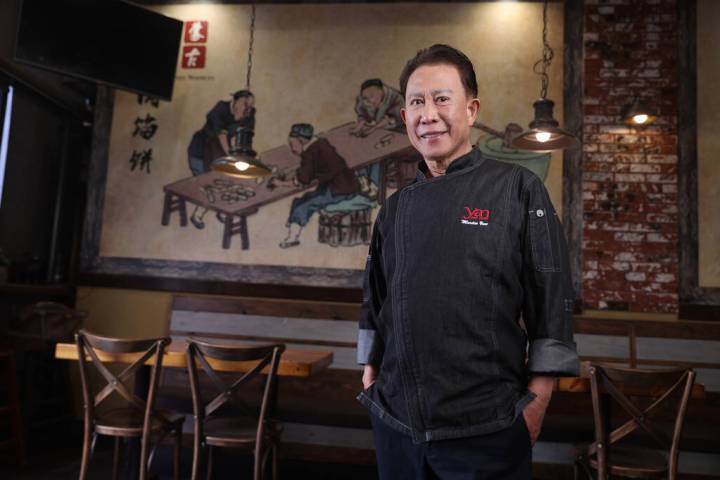 Chef, restaurateur and TV personality Martin Yan at The Noodle Man in Las Vegas Tuesday, May 10 ...