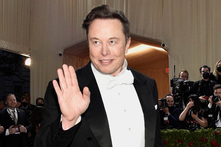 FILE - Elon Musk attends The Metropolitan Museum of Art's Costume Institute benefit gala celebr ...