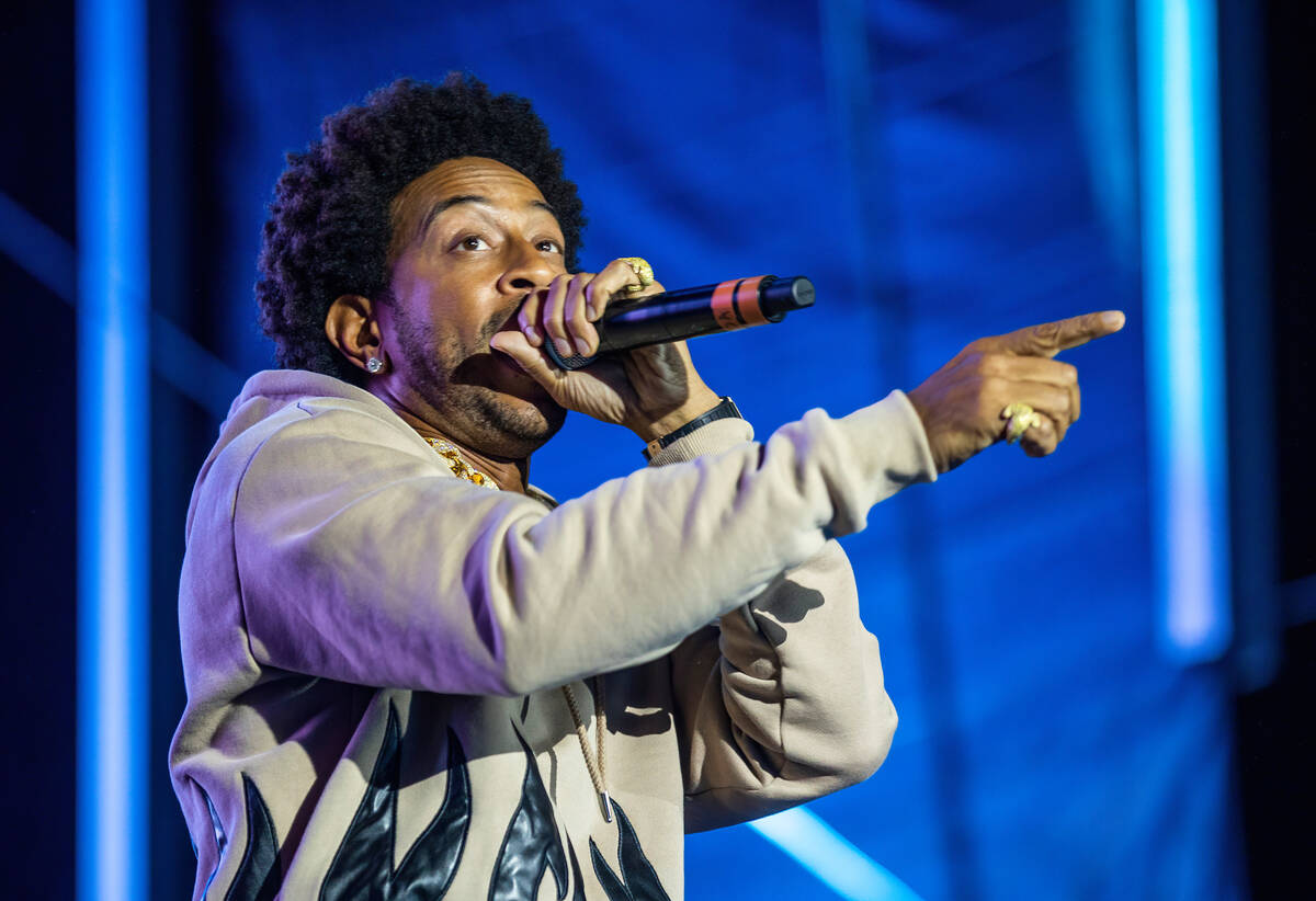 Ludacris performs on the Bacardi Stage during day two of Life is Beautiful on Saturday, Sept. 1 ...