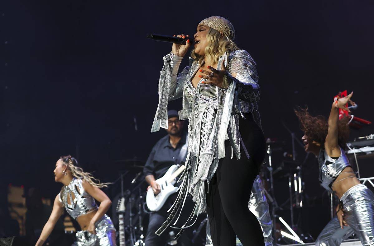 Tionne "T-Boz" Watkins of TLC performs during the Lovers & Friends music festival ...