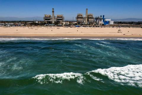 The AES Huntington Beach power plant along Pacific Coast Highway in Huntington Beach, Californi ...