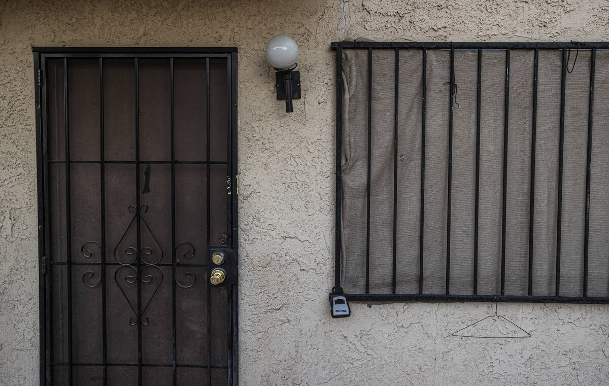 The former apartment of David Chou, the 68-year-old Las Vegas resident who drove to Orange Coun ...