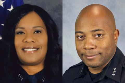 Jacqueline Gravatt is the new police chief for North Las Vegas. Michael Harris has been named a ...