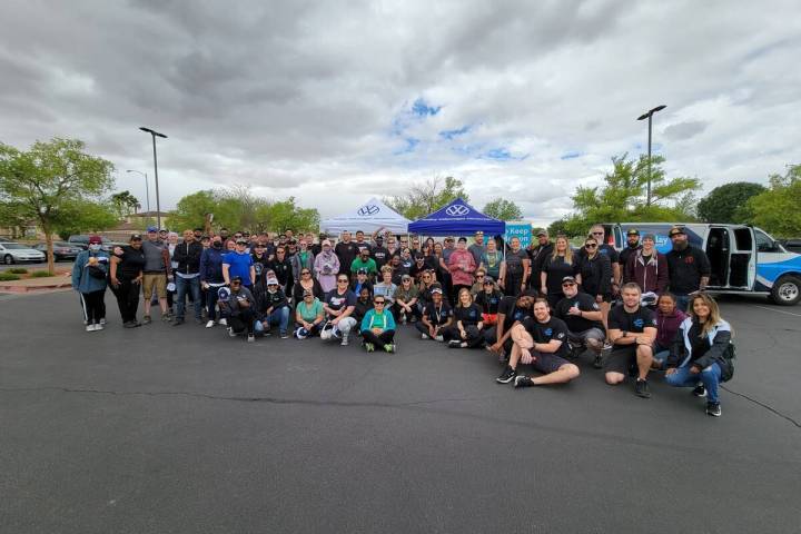 The Las Vegas community gathered together to support Findlay Volkswagen Henderson in cleaning a ...
