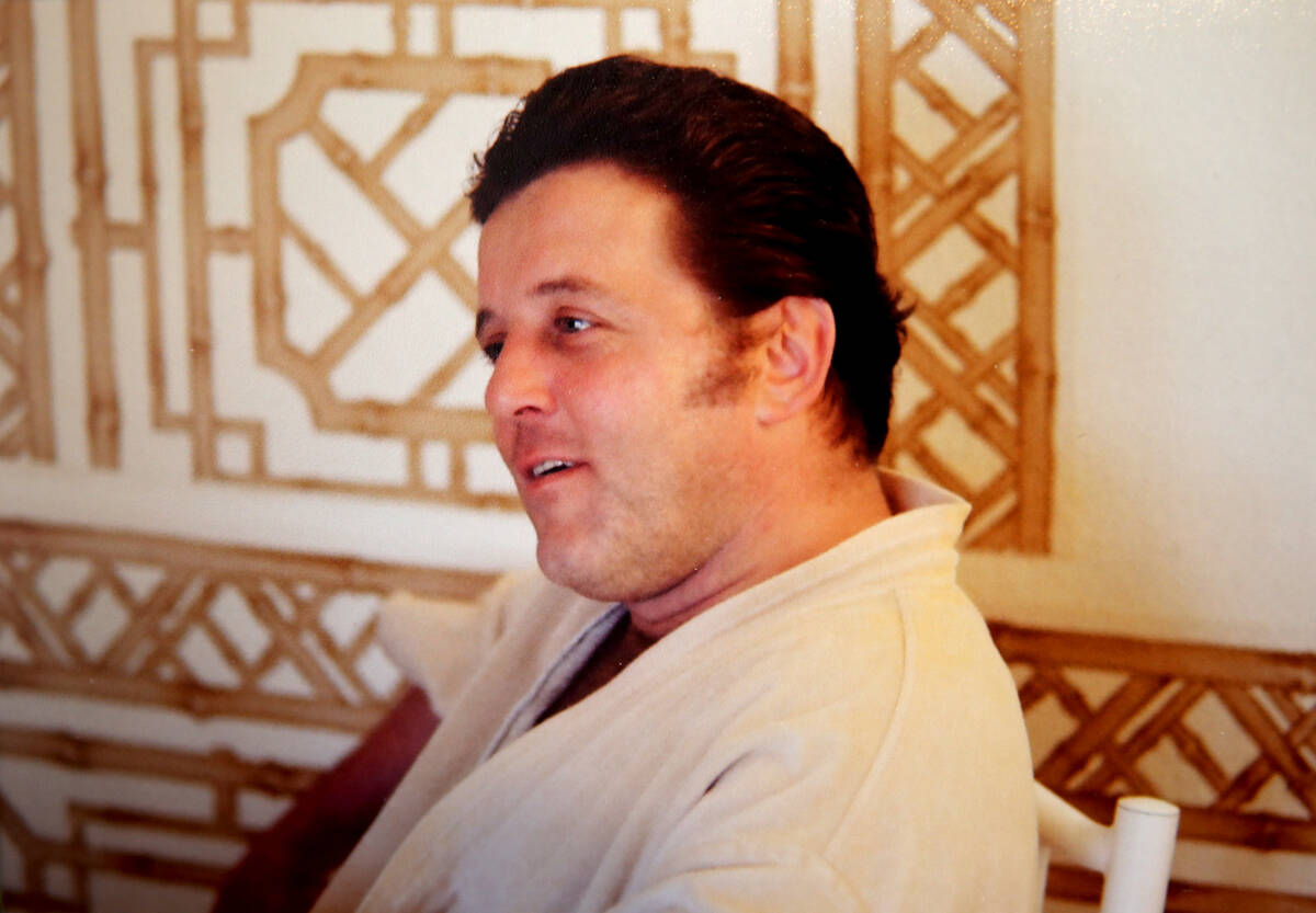 Las Vegas mobster Tony "The Ant" Spilotro is shown at his former home at 4675 Balfour Drive in ...
