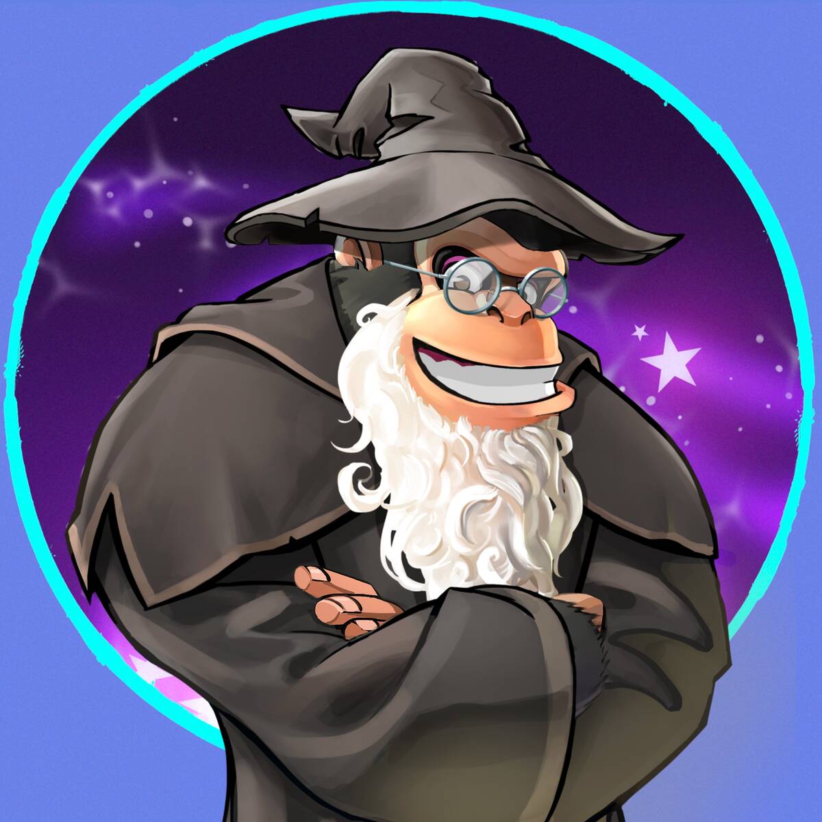Wizard Wally is the new character in magician Xavier Mortimer's NFT universe. (Wally's NFT)