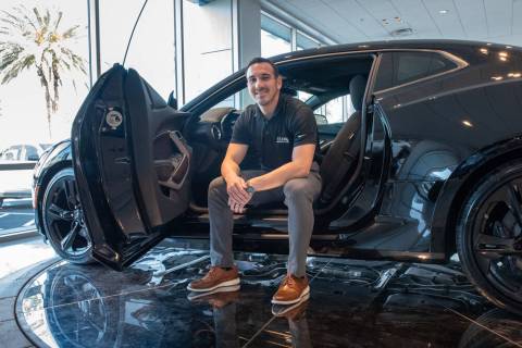 Matthew Bomareto, general manager of Team Chevrolet, is ready to greet official grand opening c ...